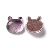 Glass Cabochons GLAA-F111-01G-2