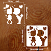 PET Hollow Out Drawing Painting Stencils DIY-WH0391-0726-2
