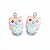 Alloy Enamel Pendants ENAM-TAC0001-29F-1