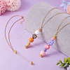 304 Stainless Steel Cable Chain Necklace Makings NJEW-TAC0012-02-8