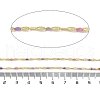 Rack Plating Brass Dapped Chains AJEW-Q153-03G-09-2