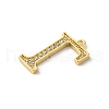 Rack Plating Brass Micro Pave Cubic Zirconia Pendant KK-H449-76G-22-2