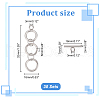 304 Stainless Steel Toggle Clasps DIY-AB00003-3