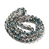 Electroplate Glass Beads Strands EGLA-Z001-03A-HP01-2