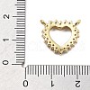 Brass Micro Pave Cubic Zirconia Pendants KK-Q006-28G-3