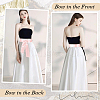 Satin Cloth Ribbon Wrap Around Chain Belt AJEW-WH0314-198D-5