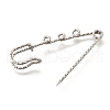 304 Stainless Steel Safety Pins Brooch Findings STAS-K252-11B-P-2