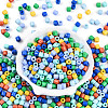 Opaque Colours Glass Seed Beads SEED-N007-14B-2