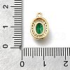 Brass Micro Pave Cubic Zirconia Pendants KK-D312-09G-05-3