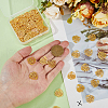 DICOSMETIC 80Pcs Alloy Pendants FIND-DC0006-10G-3