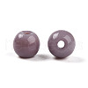 Opaque Solid Color Glass Beads GLAA-N007-4mm-A05-2