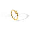 Stainless Steel Cuff Open Rings for Women GR5544-6-1