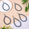 Plastic Beads Pendant Decorations HJEW-TAC0064-04-4