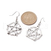 5 Pairs 5 Styles Alloy Dangle Earrings EJEW-JE05551-S-3