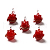 Handmade Lampwork Pendants LAMP-G156-12-1