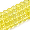 Transparent Glass Beads Strands GLAA-T032-T6mm-12-1