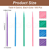 Beebeecraft 4 Bags 4 Colors Cotton Swab Brushes MRMJ-BBC0001-01-2