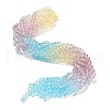 Transparent Painted Glass Beads Strands X1-DGLA-A034-T6mm-A15-1