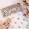 SOFPLATE 120Pcs Resin European Beads FIND-SP0002-05A-3