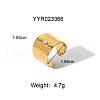 Stainless Steel Cuff Rings for Women CD9702-3-1