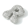 Rack Plating Brass Cubic Zirconia Pendants KK-S378-02P-R-2