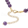 Natural Amethyst Bracelets BJEW-JB11973-02-4