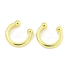 Brass Cuff Earrings for Women EJEW-C104-044G-1