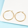 201 Stainless Steel Hoop Earrings EJEW-I245-20F-5