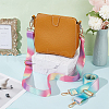 WADORN 2Pcs 2 Style Polyester & Nylon Adjustable Webbing Bag Straps FIND-WR0010-18-4