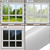 White Perforated Vinyl Window Film ST-F731-14-50CMX200CM-6