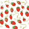 DIY Strawberry Dangle Earrings DIY-FS0006-05-4