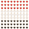 Unicraftale 90Pcs 3 Colors  Alloy Enamel Charms ENAM-UN0001-06-1