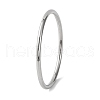 Plain 304 Stainless Steel Bangles for Women BJEW-B104-32A-P-1