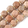 Natural Sunstone Beads Strands G-G271-A01-01-2