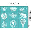 Self-Adhesive Silk Screen Printing Stencil DIY-WH0338-112-2