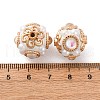 Handmade Resin Indonesia Round Beads IPDL-P005-25KCG-04-3