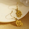 Stainless Steel Dangle Earrings for Women KG0741-1-1