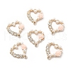 Alloy Crystal Rhinestone Connector Charms X-PALLOY-E014-04LG-01-4