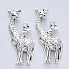 Tibetan Style Alloy Big Pendants X-TIBE-R316-019AS-RS-1