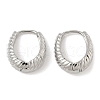 Brass Hoop Earrings EJEW-D320-15P-4