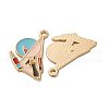 Graduation Season Alloy Enamel Pendants ENAM-V002-01H-KCG-2