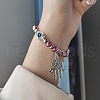 Alloy Turkiye Hamsa Hand Pendant Bracelets XI4763-1-1