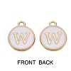 Golden Plated Alloy Charms ENAM-SZ0001-25A-W-2