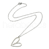 Non-Tarnish 304 Stainless Steel Pendant Necklace for Women NJEW-JN04387-02-4
