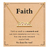 Mountain 216 Stainless Steel Mustard Seed Pendant Necklaces for Women WG511AE-03-1