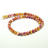 Natural Fire Crackle Agate Bead Strands G-K166-06F-8mm-05-4