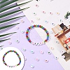 DIY Acrylic Letter Beads Stretch Bracelet Making Kits DIY-YW0011-62-6