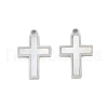 304 Stainless Steel Pendants STAS-S136-02P-01-1