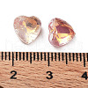 Electroplate K9 Glass Rhinestone Cabochons RGLA-M016-H02-AM-4