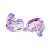 UV Plating Transparent Acrylic Beads MACR-F083-11B-2
